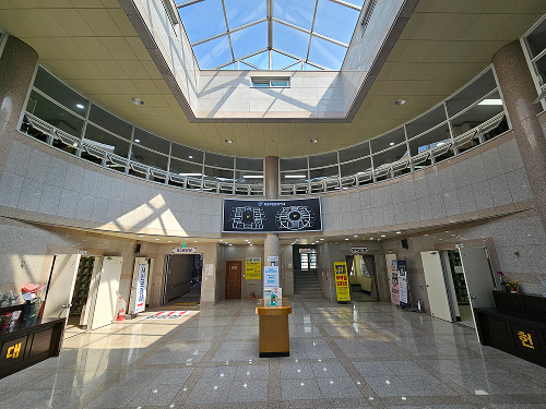 추모공원(납골당) 로비  전경