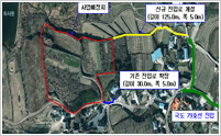 부곡 사창지구 전원주택단지 조성사업 전경